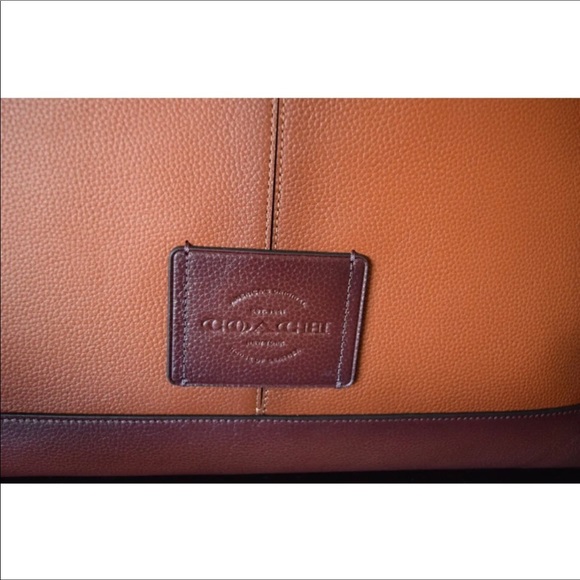 SOLD NWT Coach Hudson Leather Messenger Bag - Picture 4 of 8